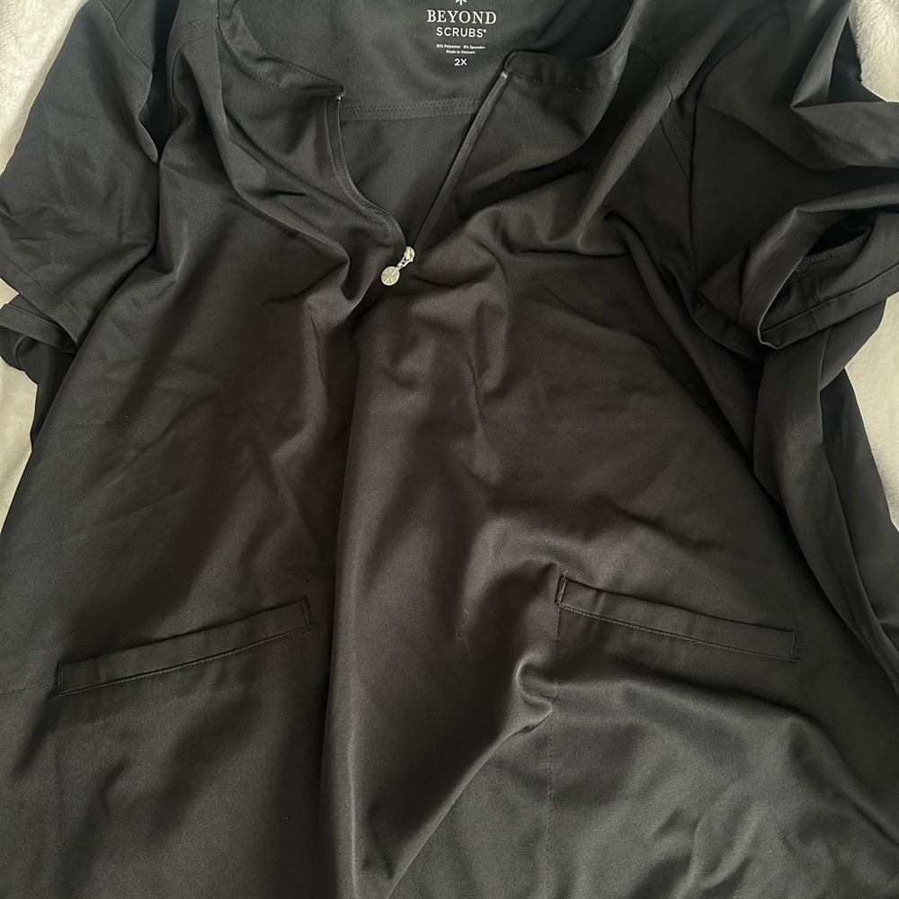 Beyond Scrubs Women's Black Top